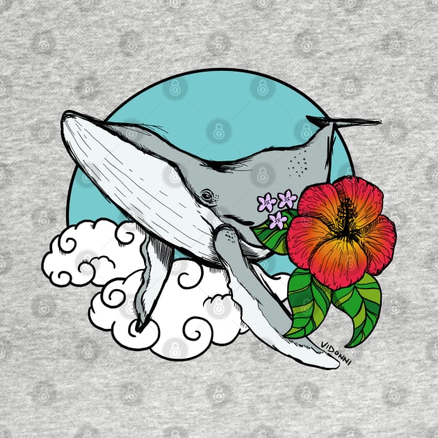 Whale with Flower by VivaVeedo